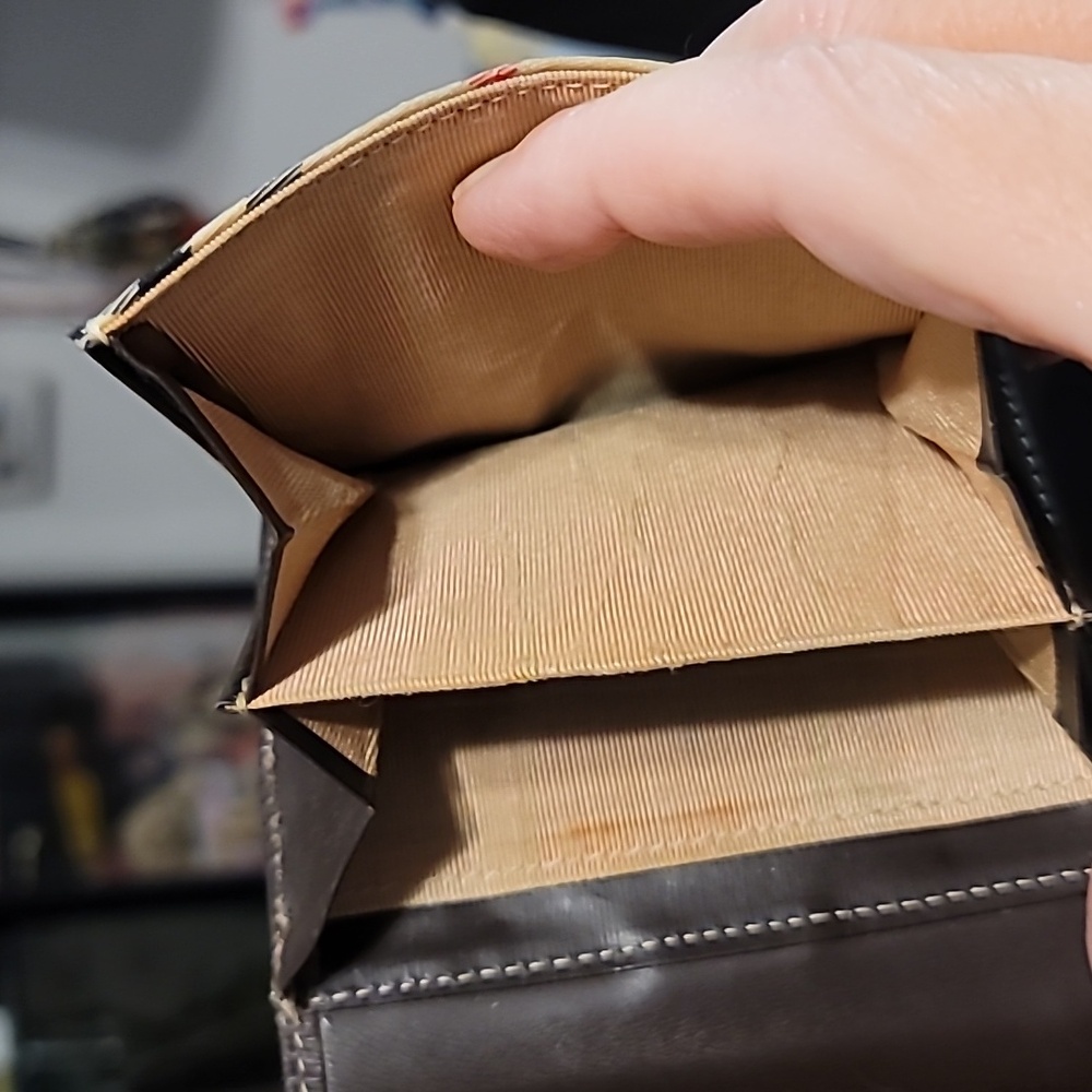 Burberry Tan and Brown Compact Wallet - Picture 7 of 9